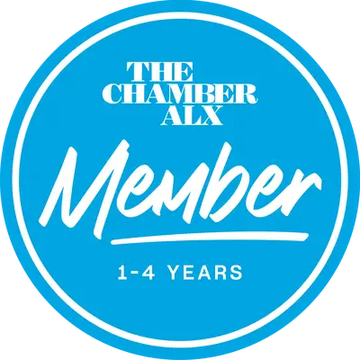 Alexandria Chamber of Commerce member badge